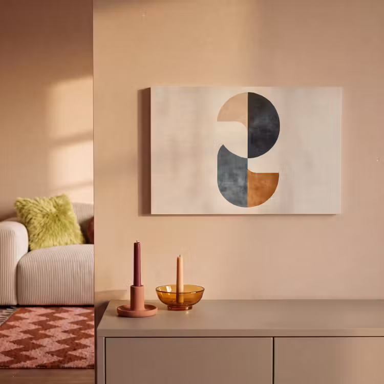 Leinwandbild - Kreise - Abstrakt - Farbenfroh — 2
