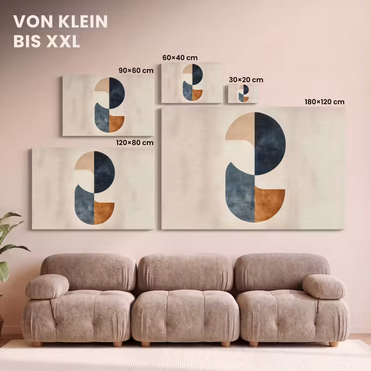 Leinwandbild - Kreise - Abstrakt - Farbenfroh — 6