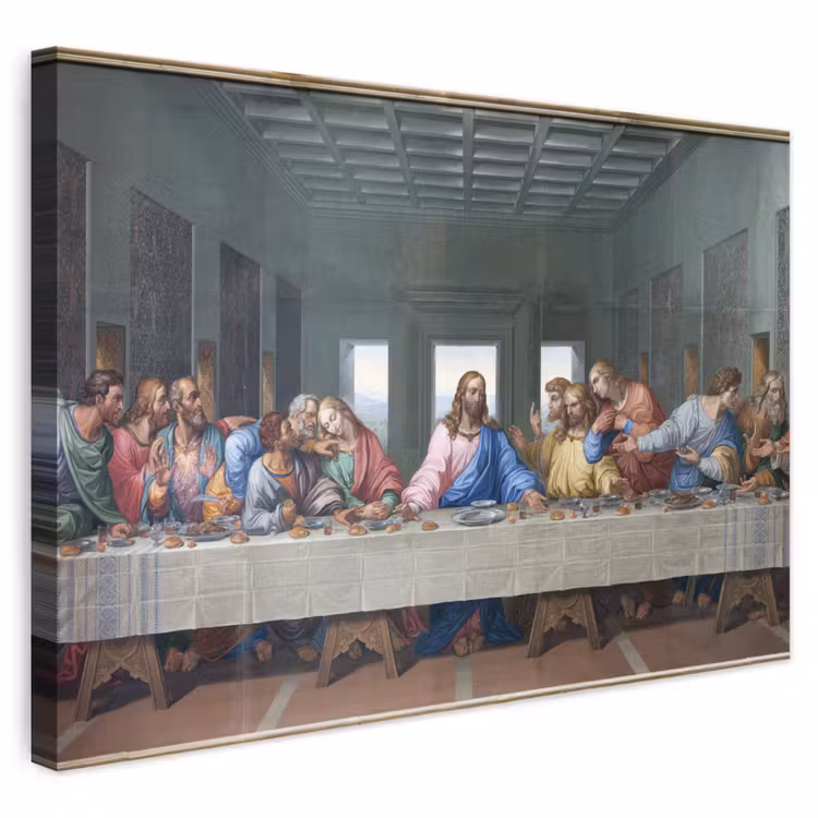 Leinwandbild - Das letzte Abendmahl - Leonardo da Vinci — 1