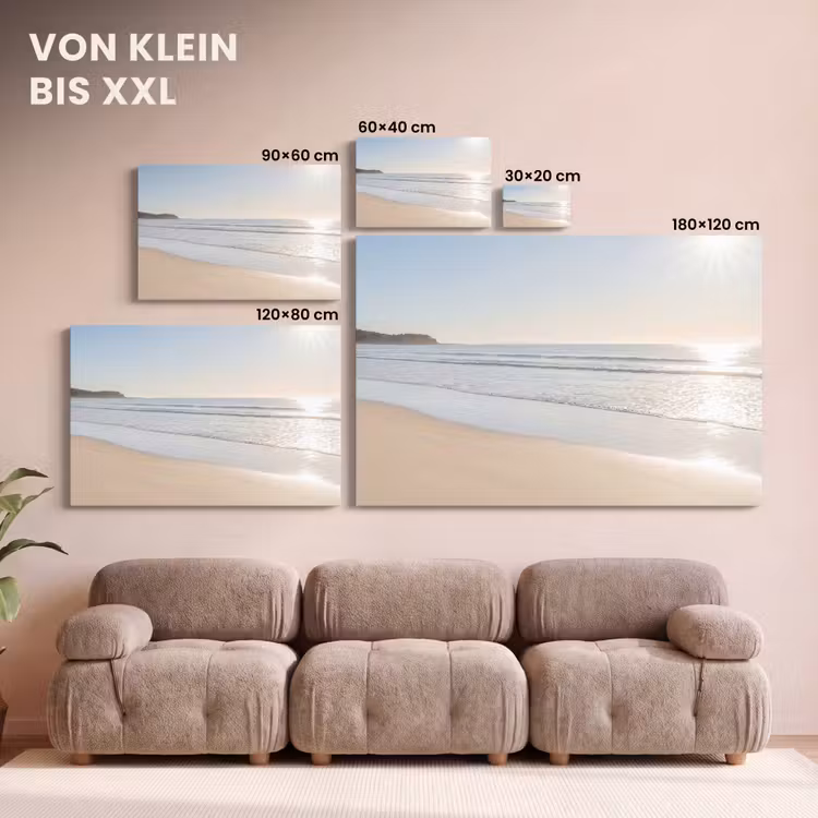 Leinwandbild - Meer - Sonne - Sand — 6