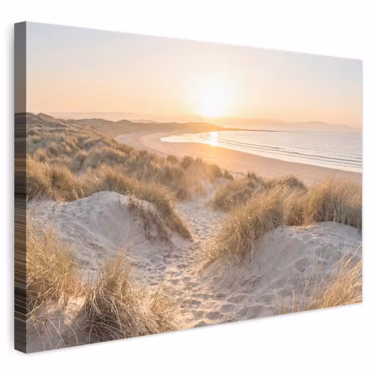 Leinwandbild - Dünen - Strand - Meer — 1