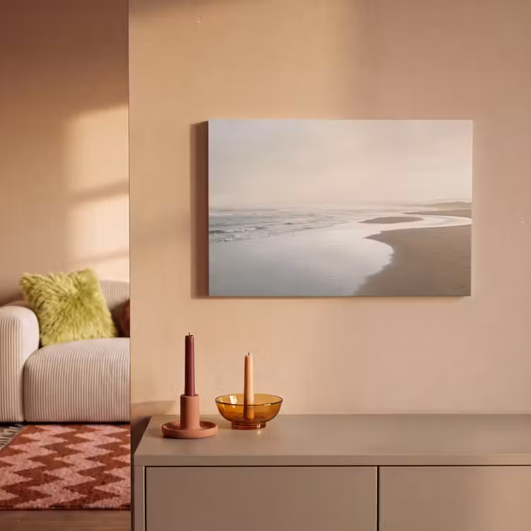 Leinwandbild - Küstenlinie - Strand - Meer — 2