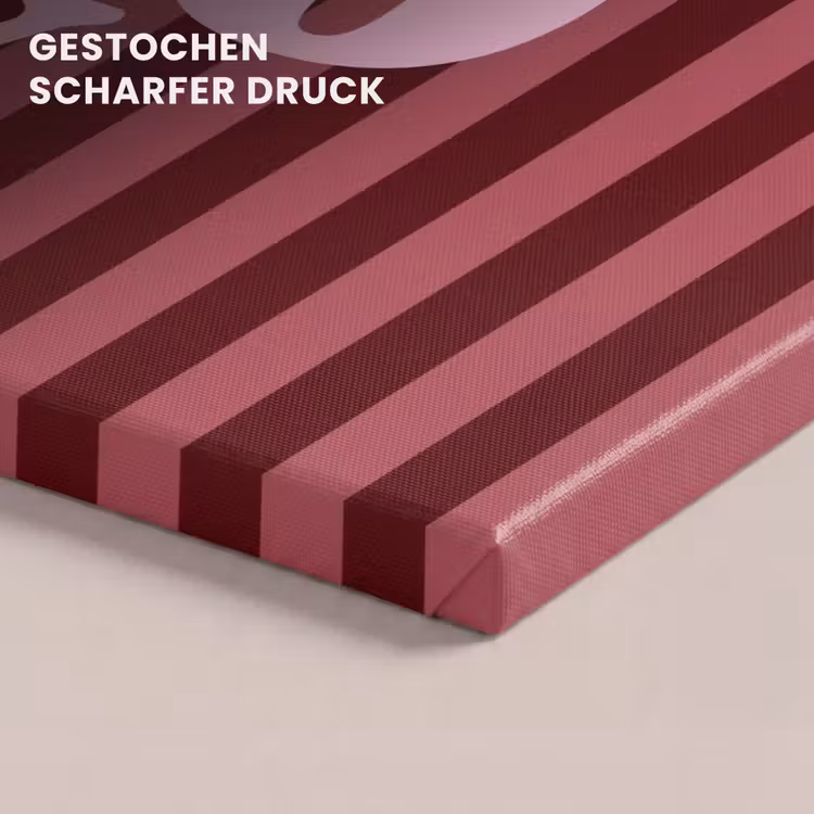 Leinwandbild - Joy – Weihnachten – Text – Rosa — 4