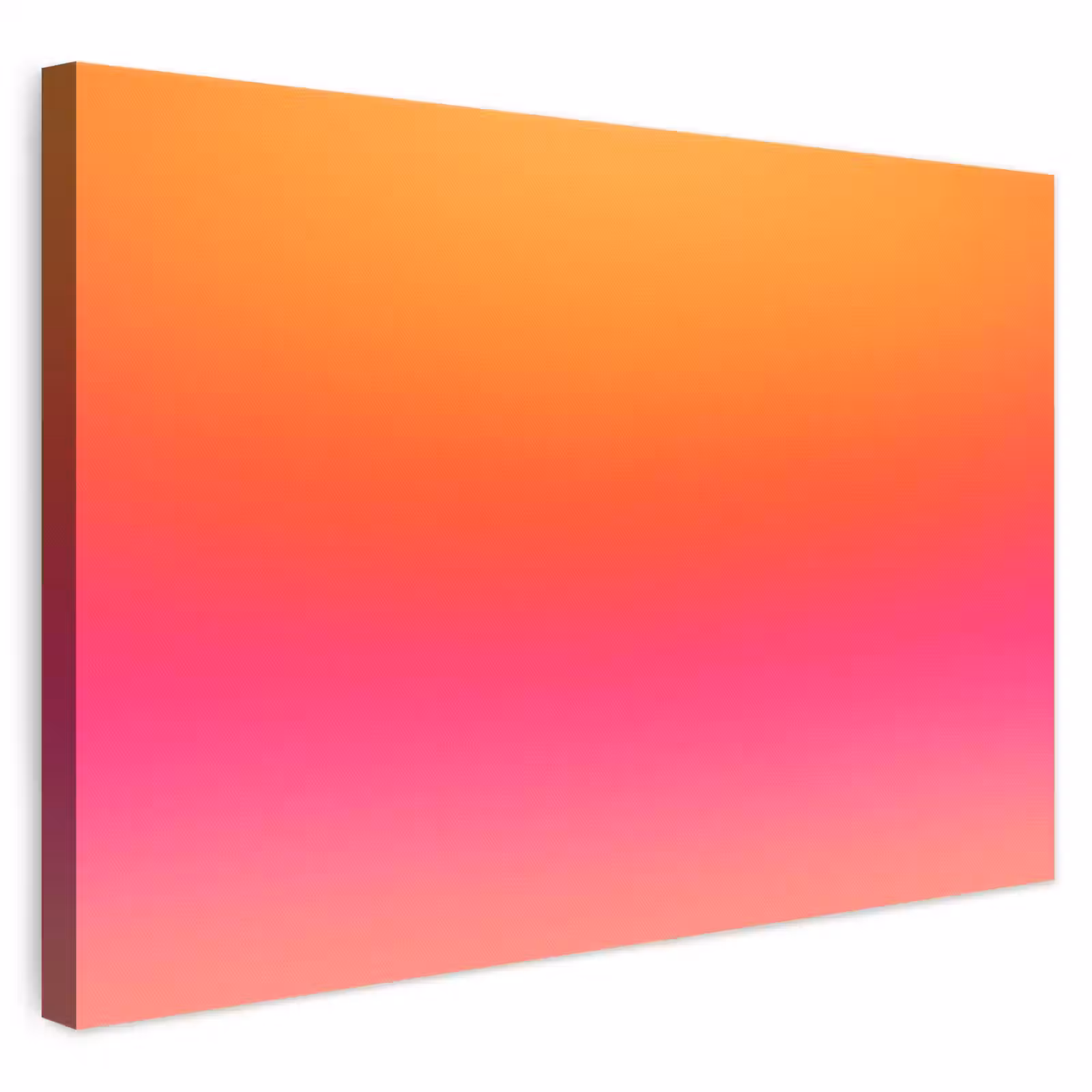 Leinwandbild - Farbverlauf – Orange – Rosa — 1