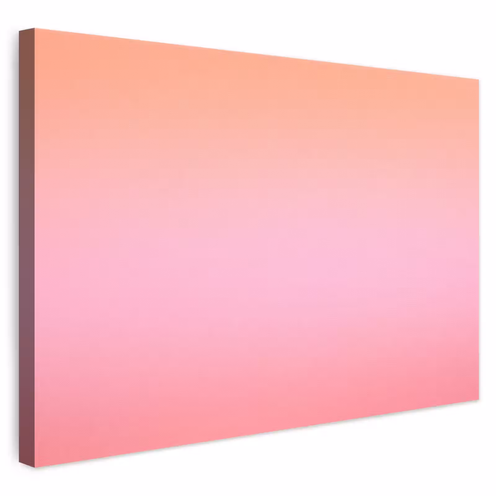 Leinwandbild - Farbverlauf – Rosa – Orange — 1