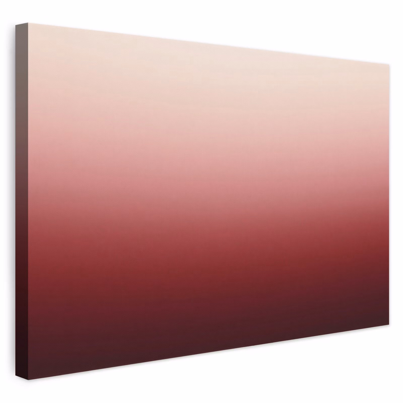 Leinwandbild - Farbverlauf – Rot – Rosa — 1