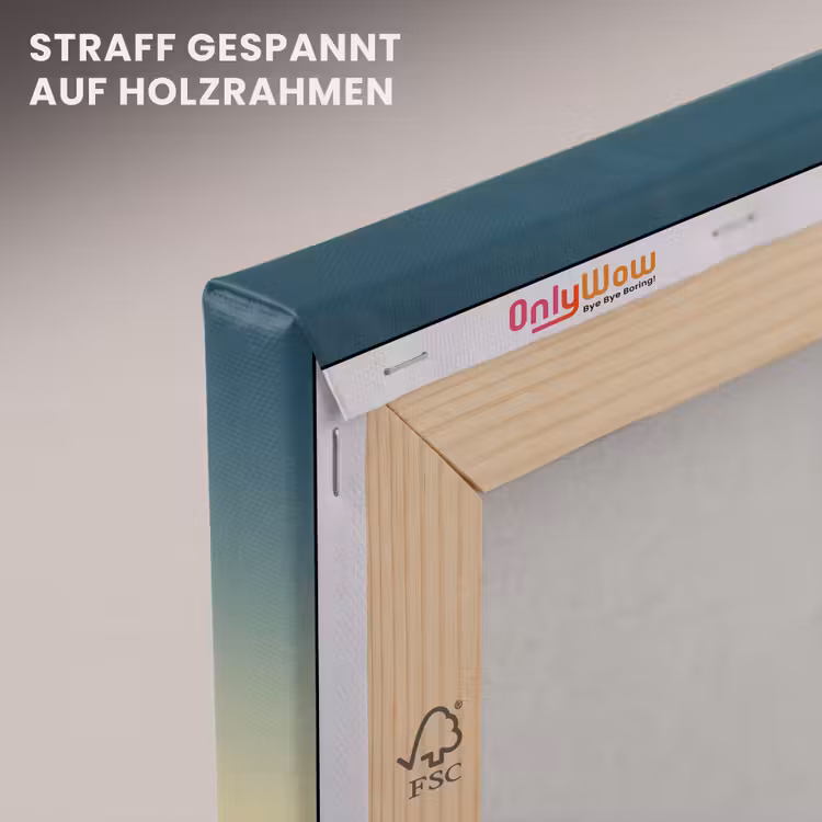 Leinwandbild - Farbverlauf – Abstrakt – Modern — 5