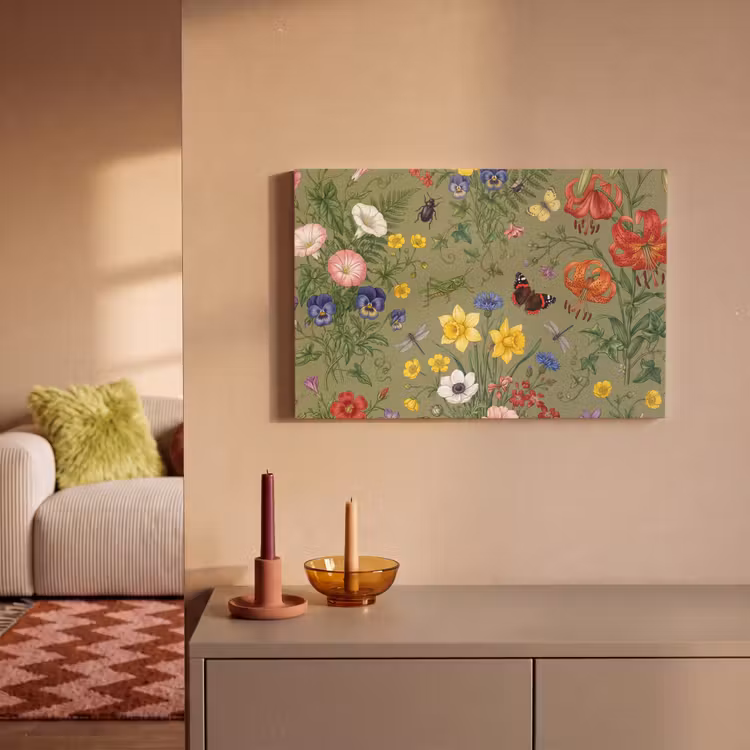 Leinwandbild - Blumen – Insekten – Natur — 2