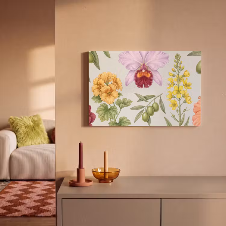 Leinwandbild - Blumen – Pflanzen – Natur — 2