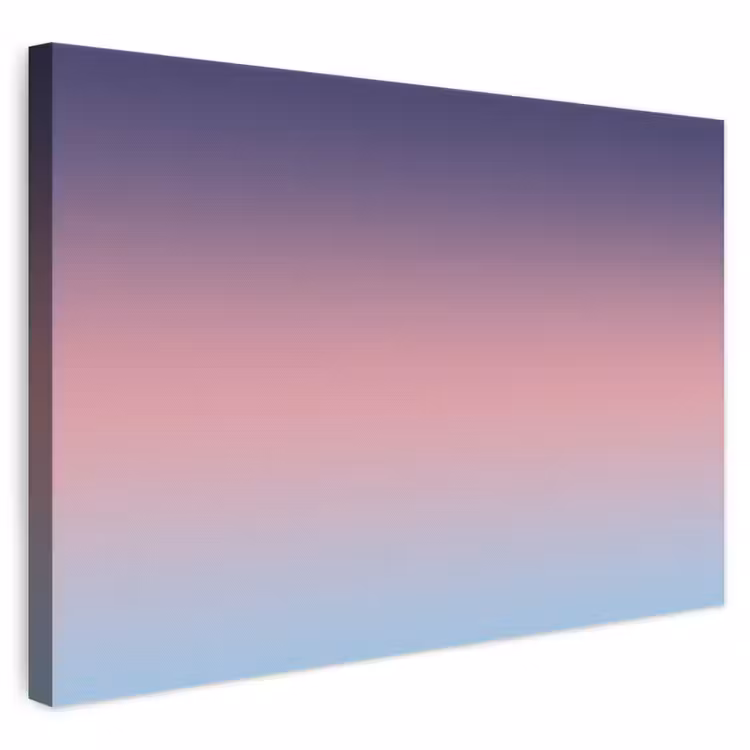 Leinwandbild - Farbverlauf – Lila – Rosa — 1