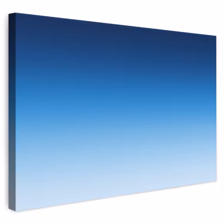 Leinwandbild - Himmel – Blau – Farbverlauf — 1