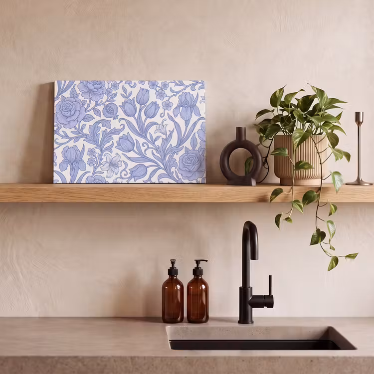 Leinwandbild - Botanisch – Design – Klassisch — 3