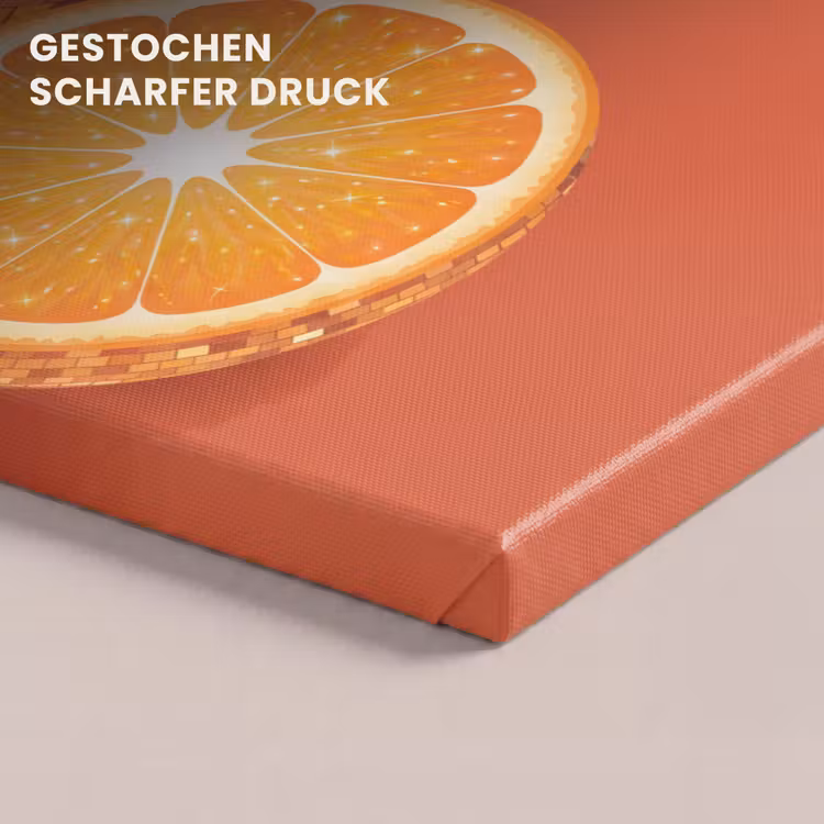 Leinwandbild - Früchte – Disco – Gold — 4