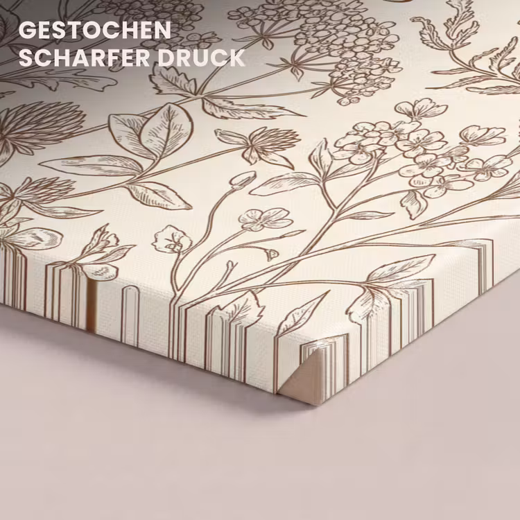 Leinwandbild - Natur – Vögel – Zeichnung — 4