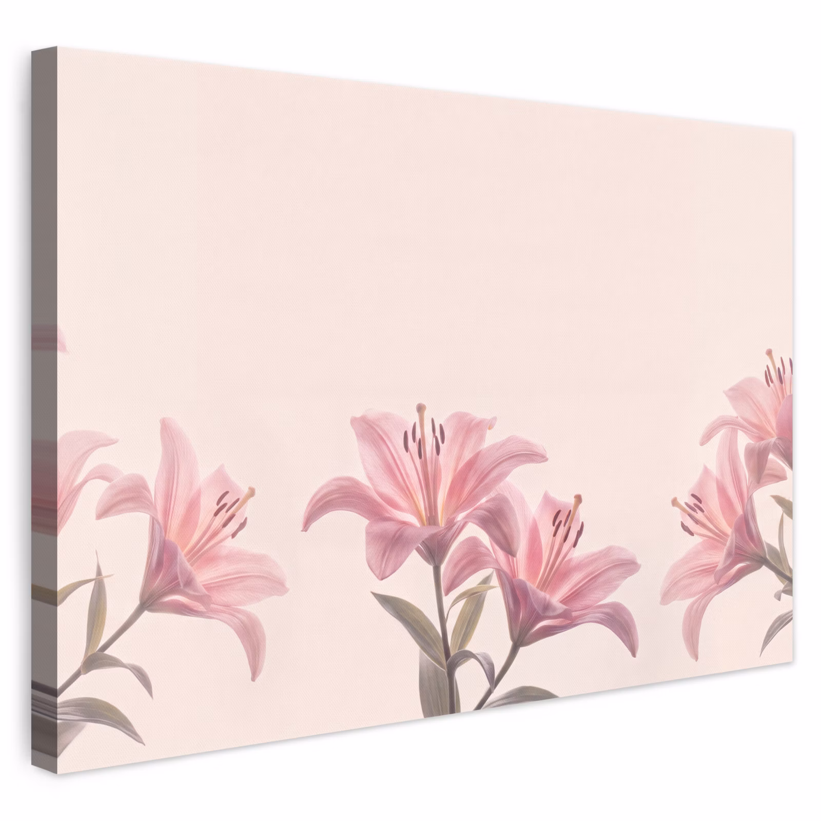 Leinwandbild - Blumen – Zart – Flora — 1