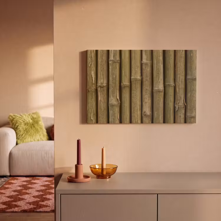 Leinwandbild - Bambus – Stängel – Natur — 2