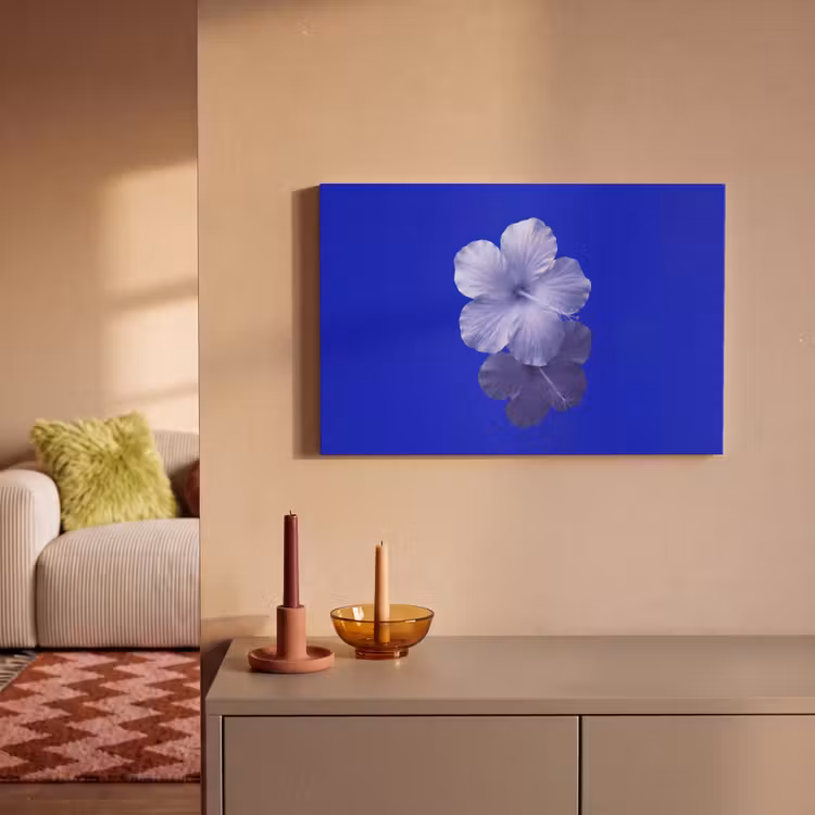 Leinwandbild - Blumen – Blau – Natur — 2