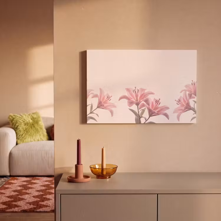 Leinwandbild - Blumen – Zart – Flora — 2