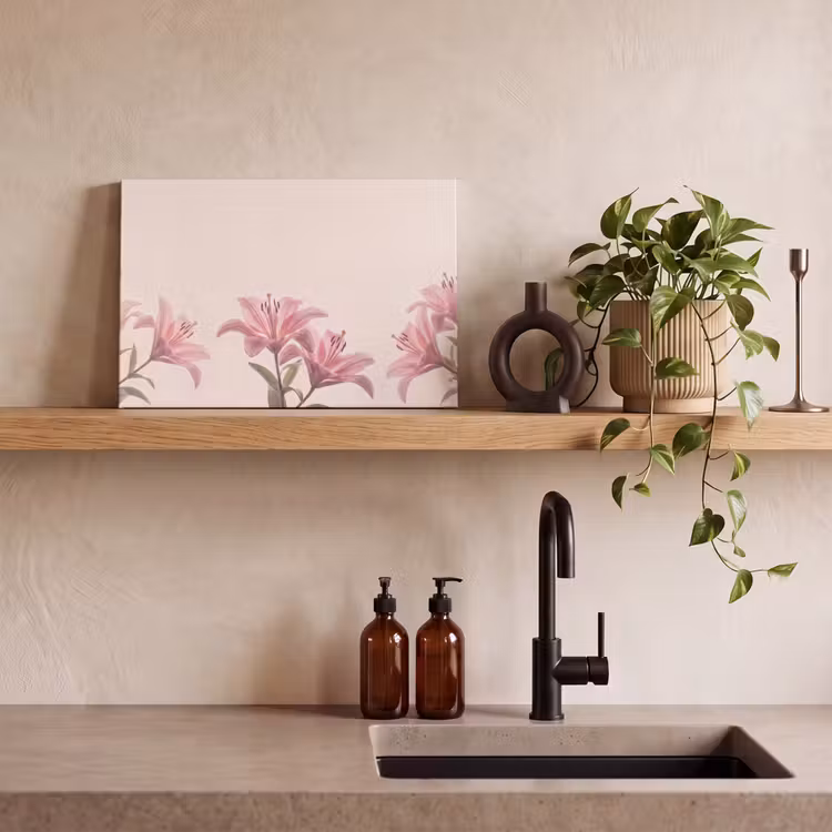 Leinwandbild - Blumen – Zart – Flora — 3