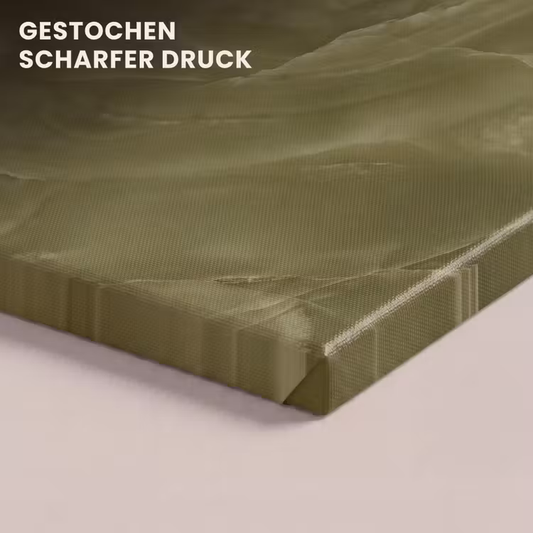 Leinwandbild - Marmor – Grün – Abstrakt — 4