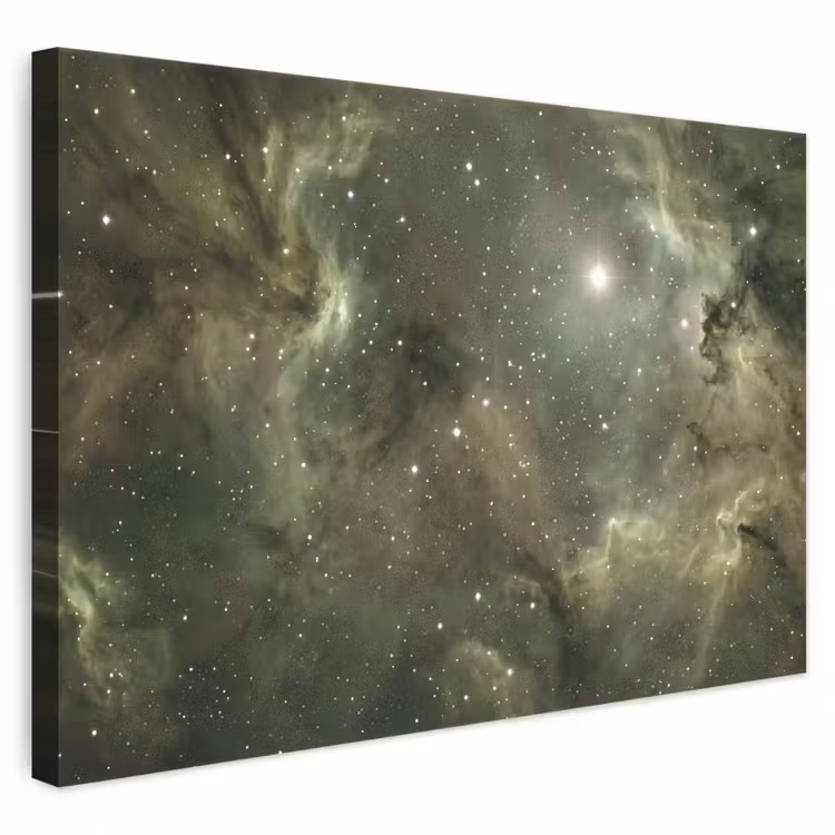 Leinwandbild - Nebel – Sterne – Weltraum — 1