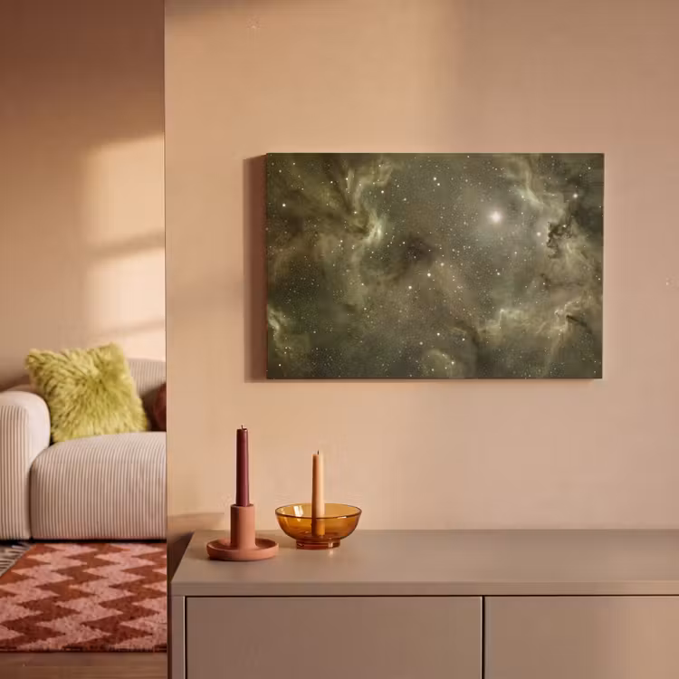 Leinwandbild - Nebel – Sterne – Weltraum — 2