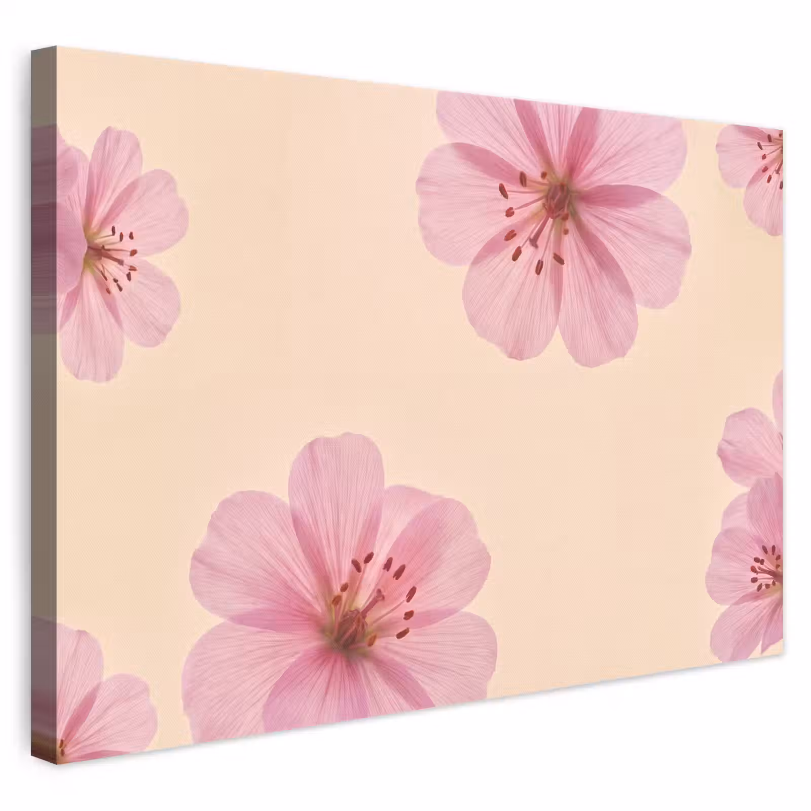 Leinwandbild - Blumen – Flora – Pastell — 1