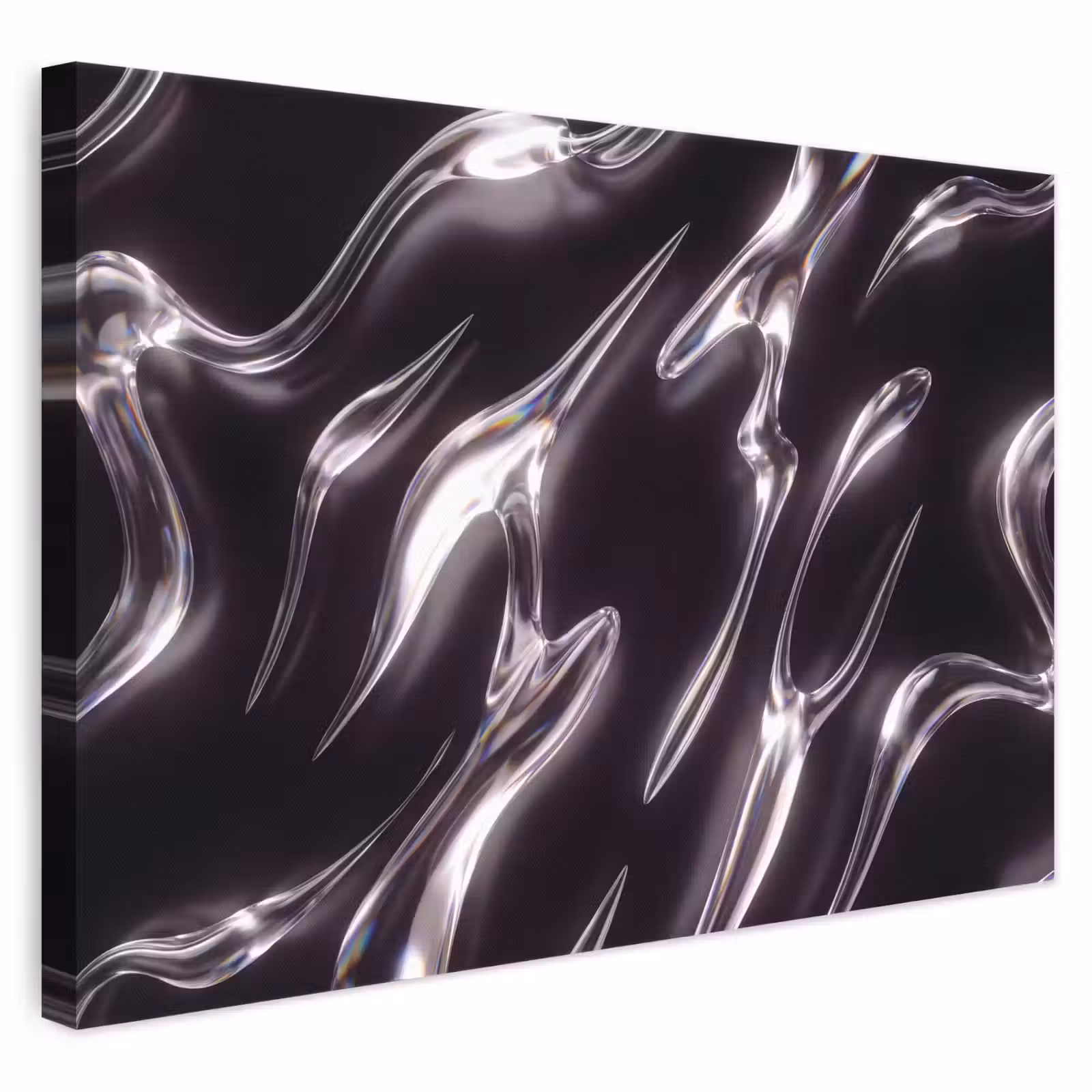 Leinwandbild - Glas – Formen – Abstrakt — 1