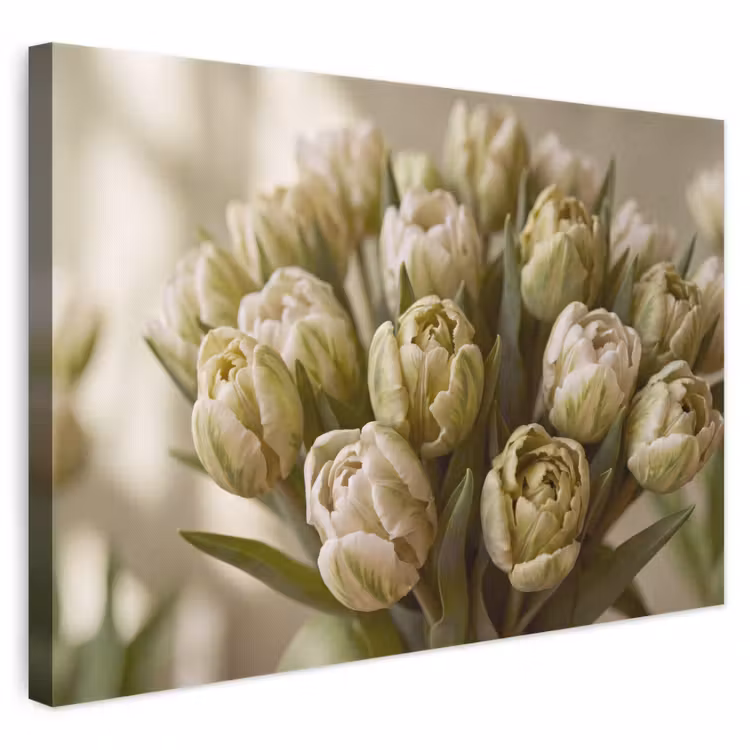 Leinwandbild - Blumen – Grün – Natur — 1