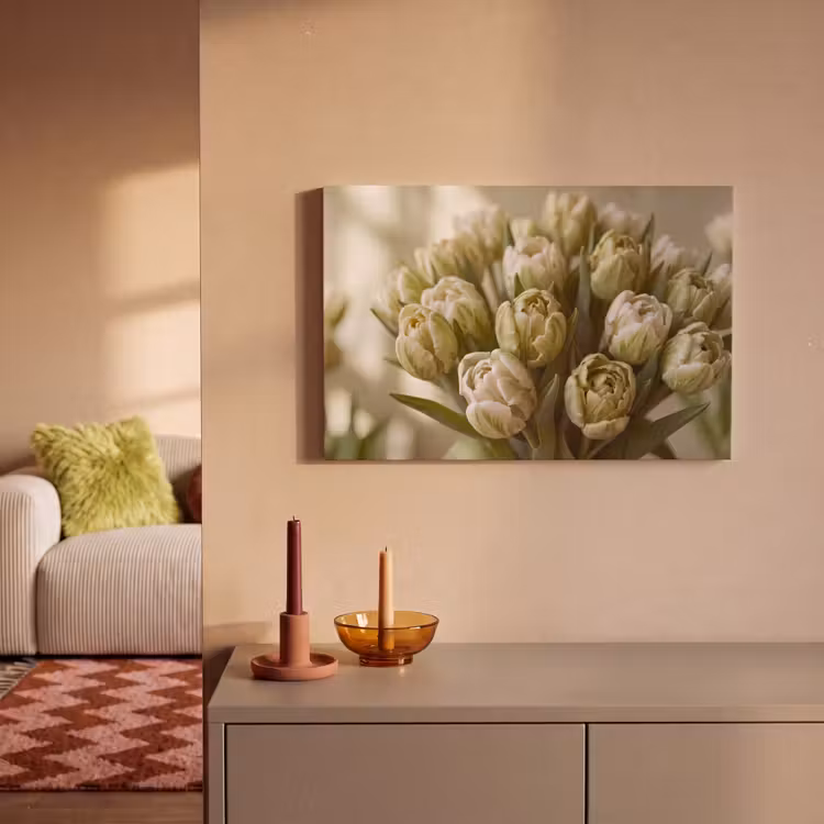 Leinwandbild - Blumen – Grün – Natur — 2