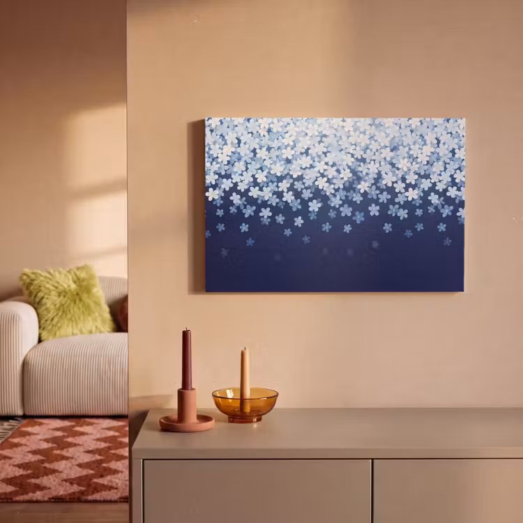 Leinwandbild - Blumen – Hängend – Dekorativ — 2