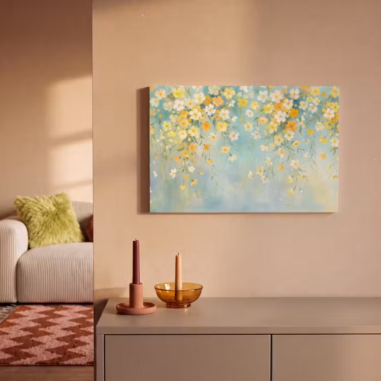 Leinwandbild - Blumen – Zart – Frühling — 2