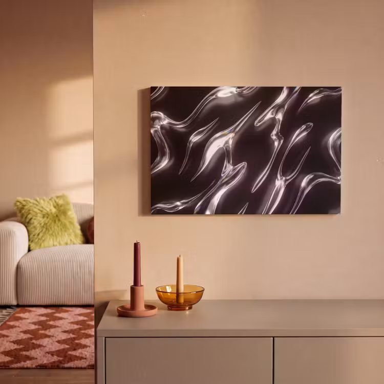 Leinwandbild - Glas – Formen – Abstrakt — 2