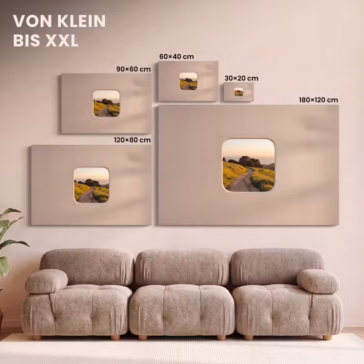 Leinwandbild - Aussicht – Küste – Natur — 6