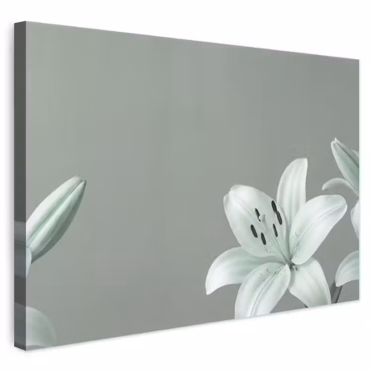 Leinwandbild - Blumen – Natur – Grün — 1