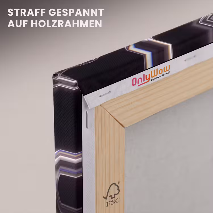Leinwandbild - Glas – Formen – Abstrakt — 5