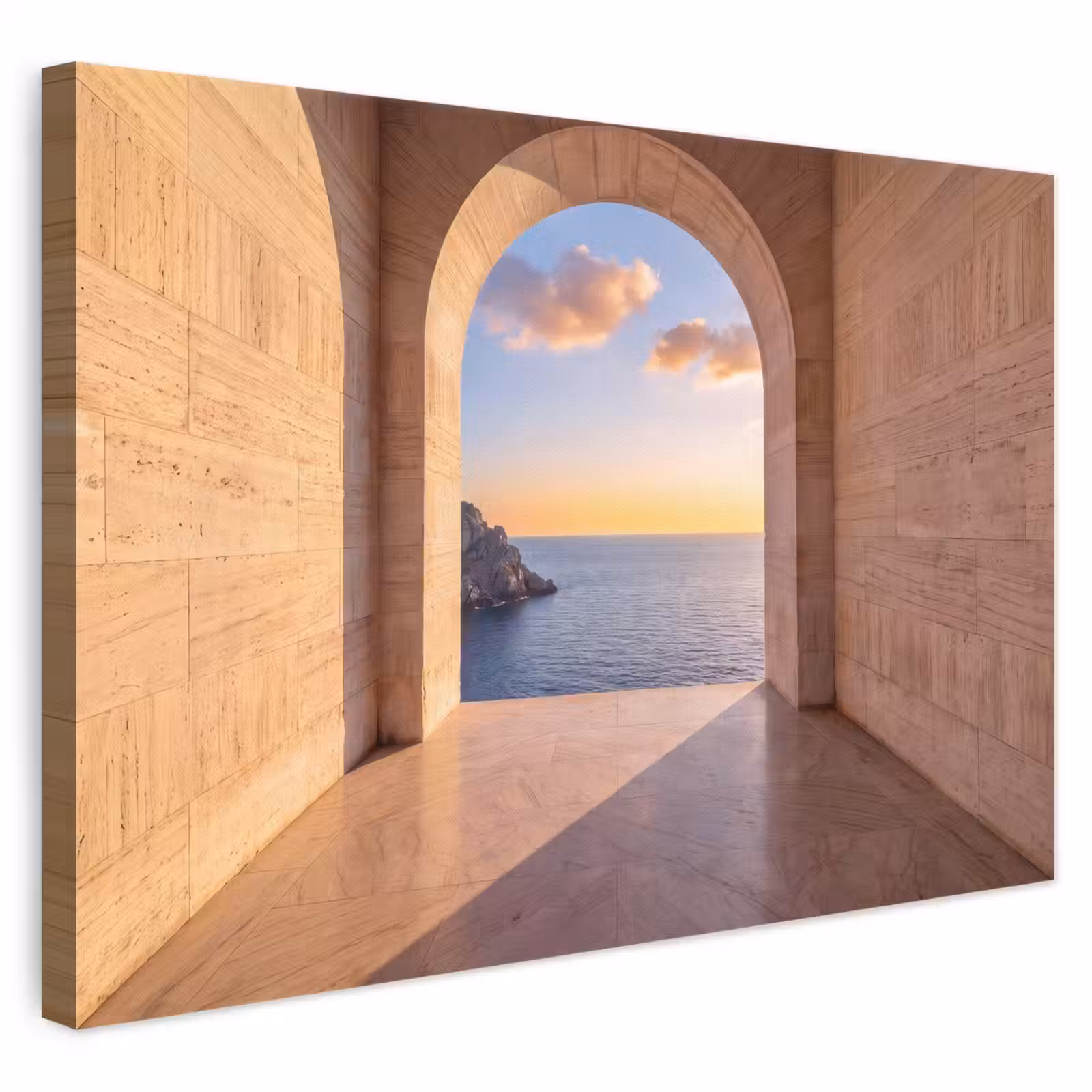 Leinwandbild - Meer – Landschaft – Abend — 1