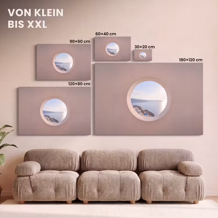 Leinwandbild - Aussicht – Meer – Natur — 6