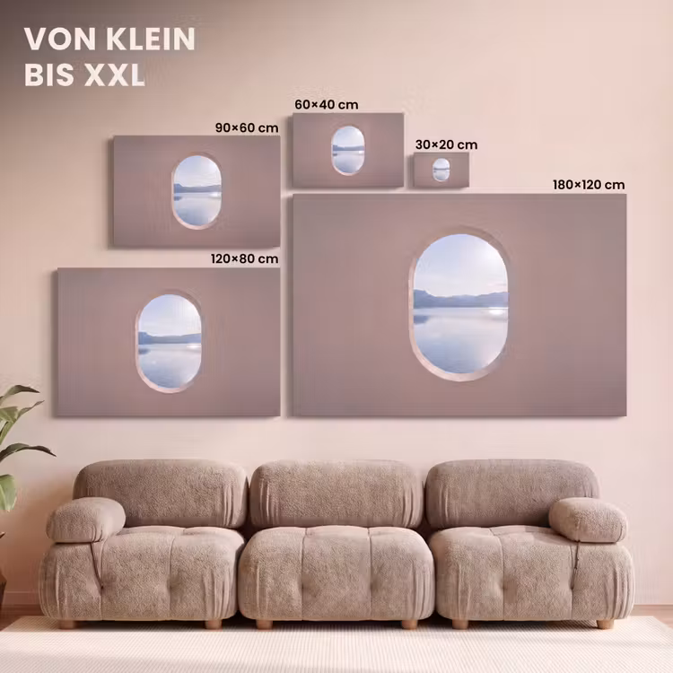 Leinwandbild - Landschaft – Wasser – Modern — 6