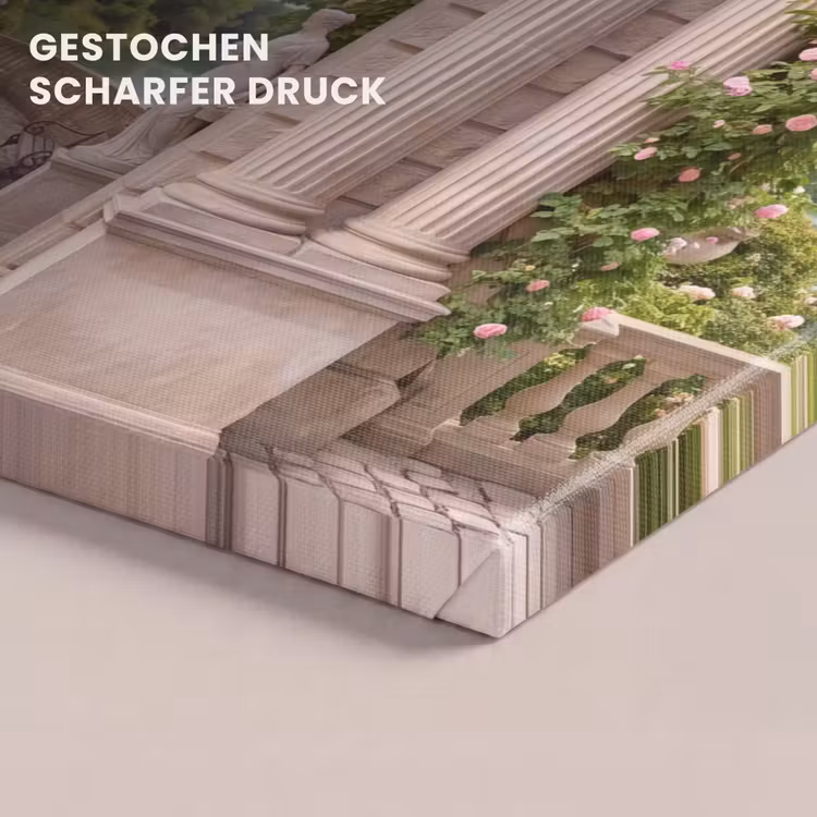 Leinwandbild - Architektur – Garten – Klassisch — 4
