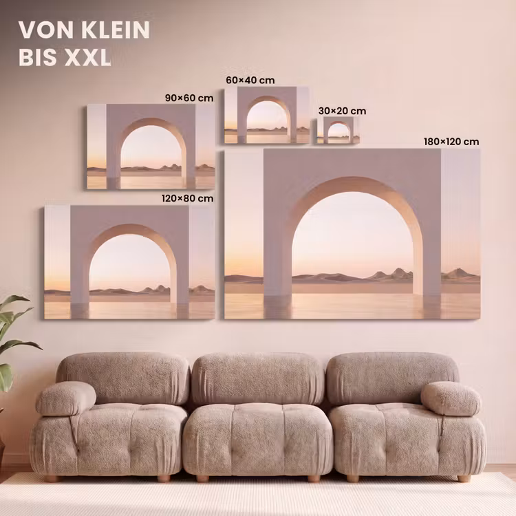 Leinwandbild - Bogen – Wüste – Natur — 6