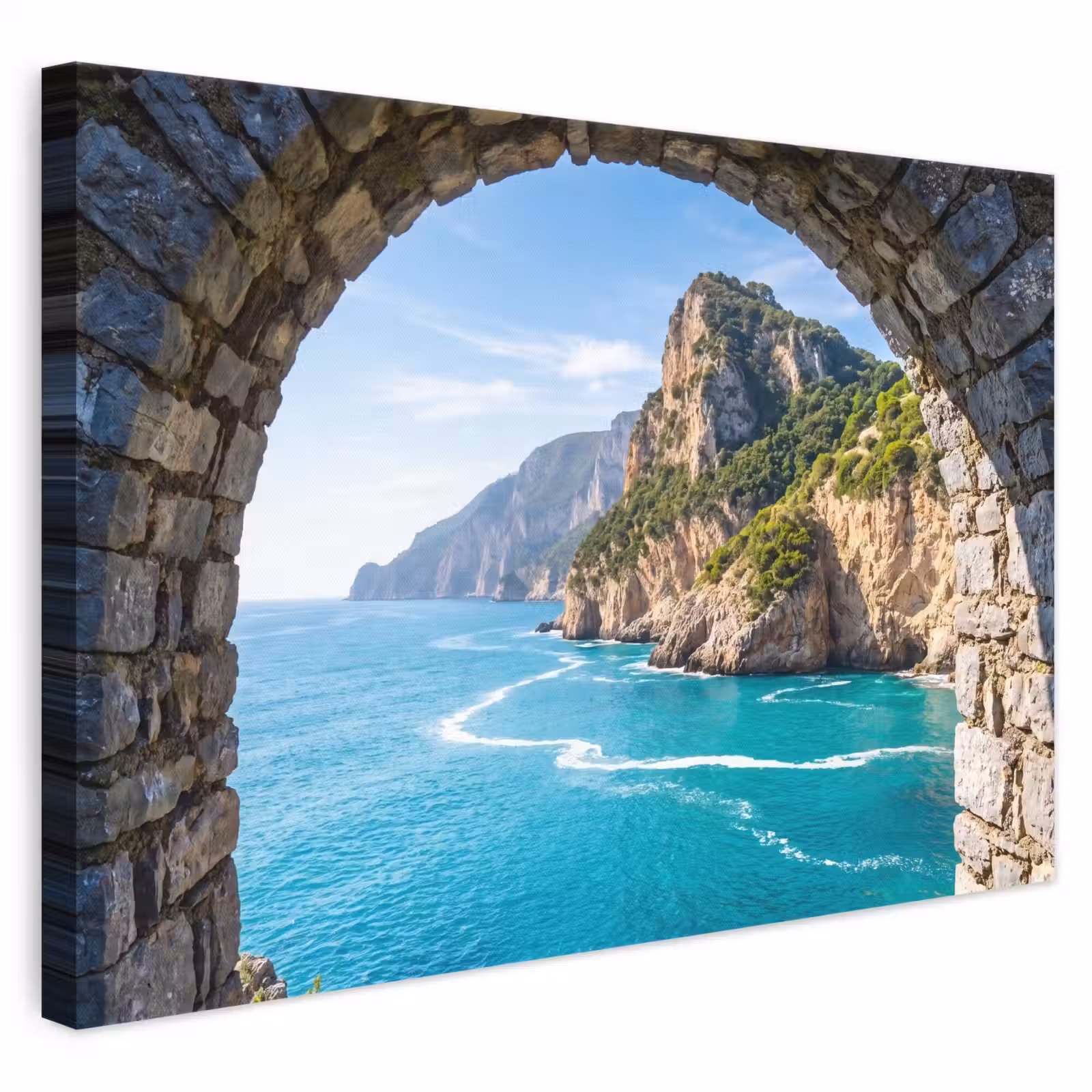 Leinwandbild - Bogen – Meer – Natur — 1