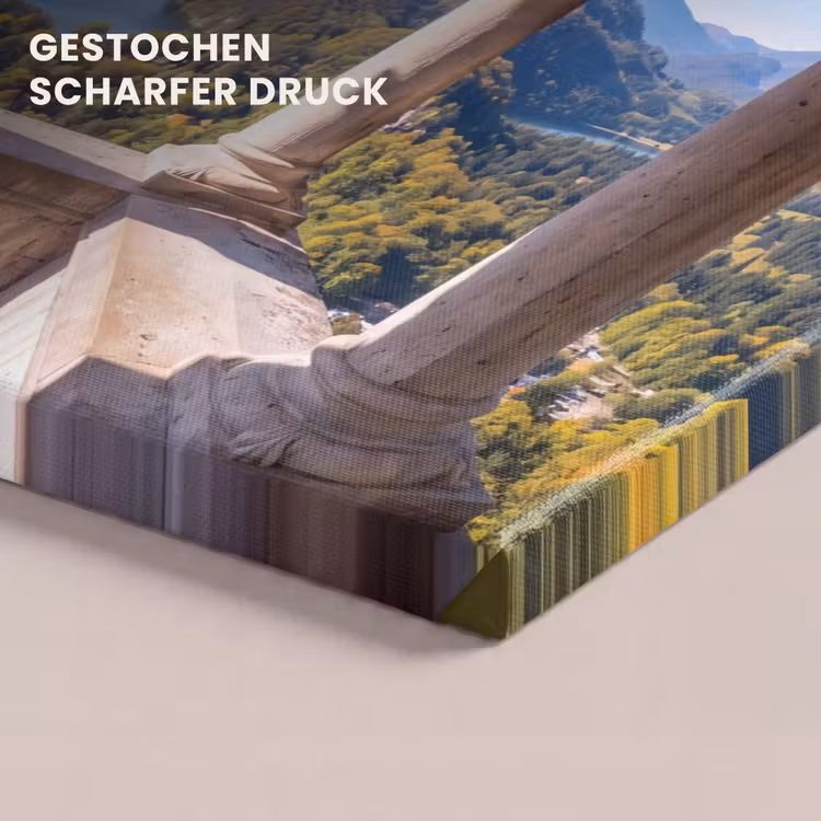 Leinwandbild - Bogen – Aussicht – Landschaft — 4