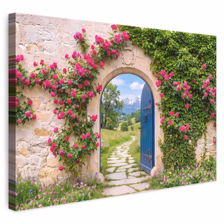 Leinwandbild - Bogen – Landschaft – Natur — 1
