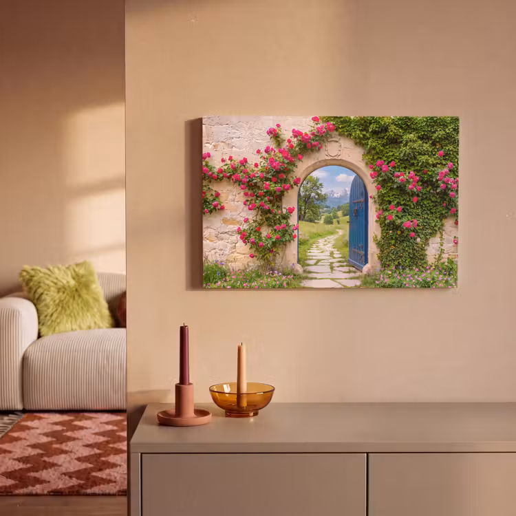 Leinwandbild - Bogen – Landschaft – Natur — 2