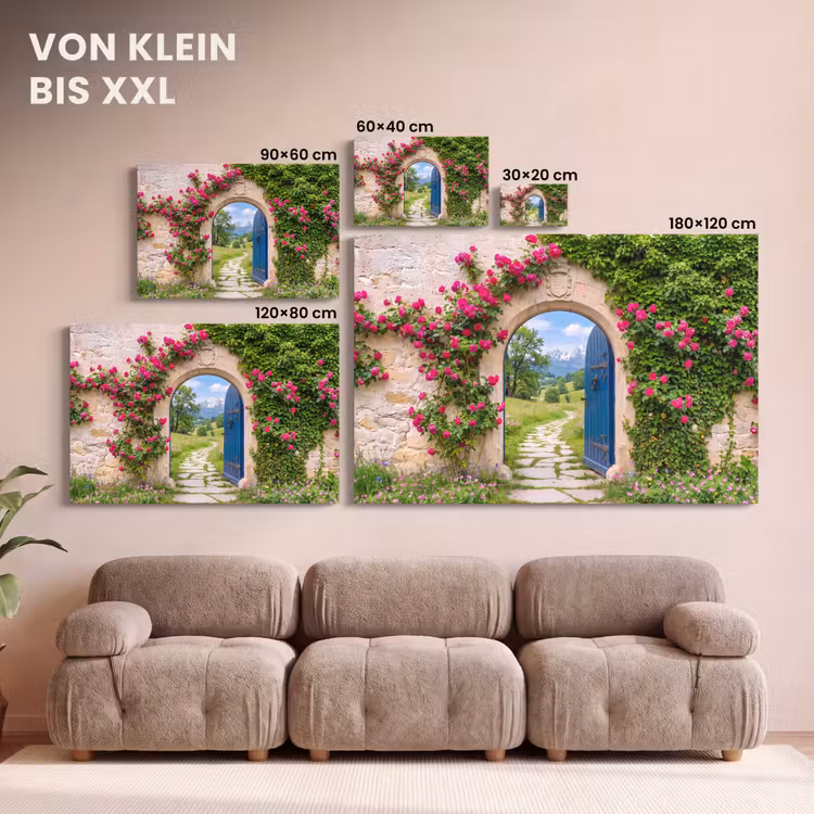 Leinwandbild - Bogen – Landschaft – Natur — 6