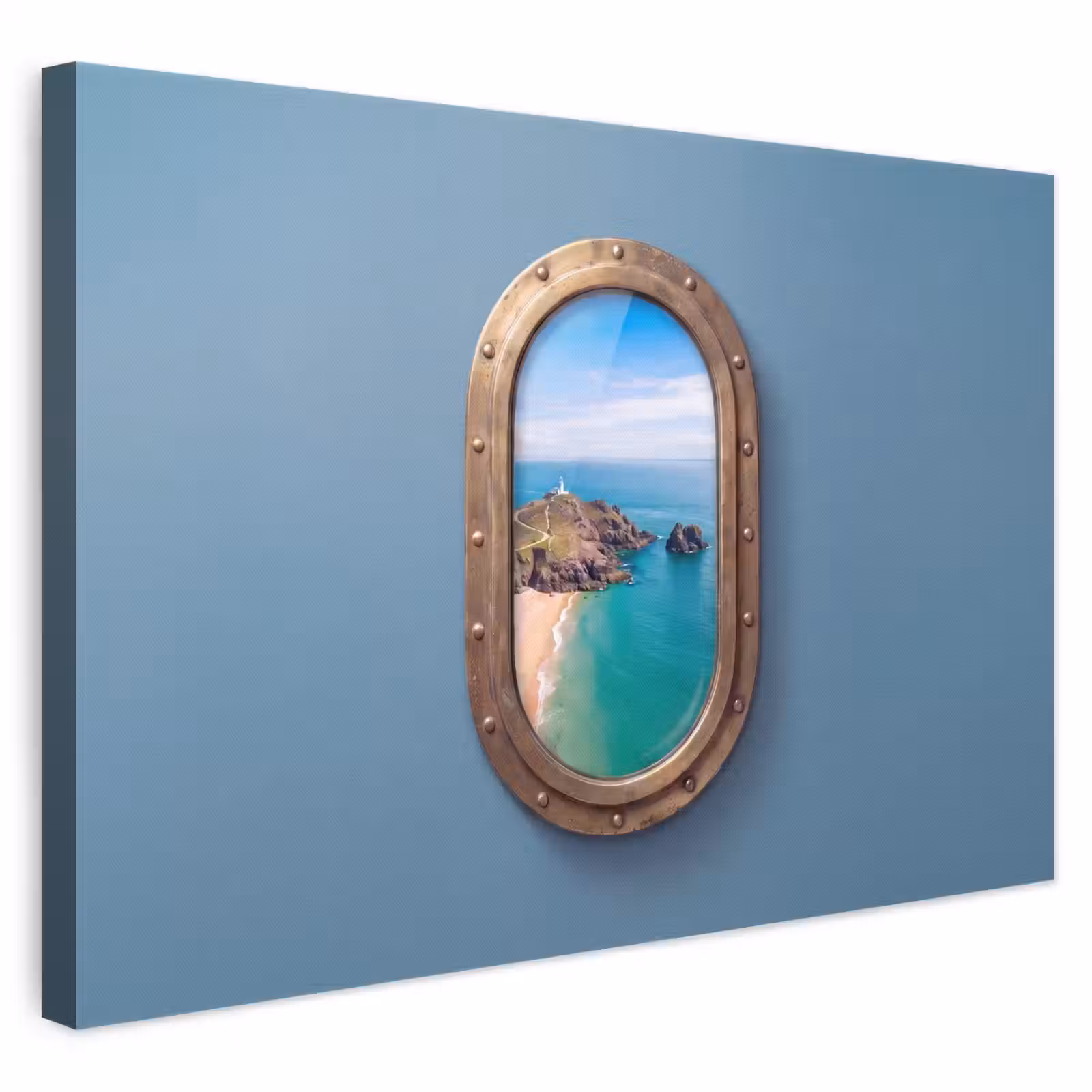 Leinwandbild - Leuchtturm – Küste – Meer — 1
