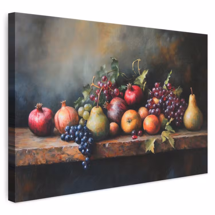 Leinwandbild - Rustikal - Stilleben - Obst — 1