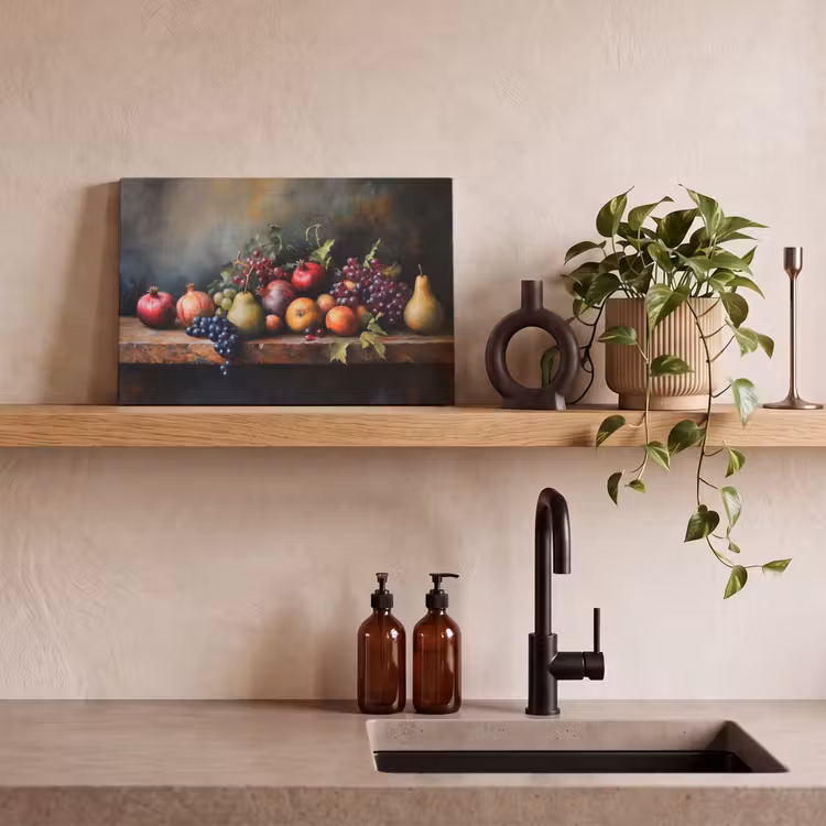 Leinwandbild - Rustikal - Stilleben - Obst — 3