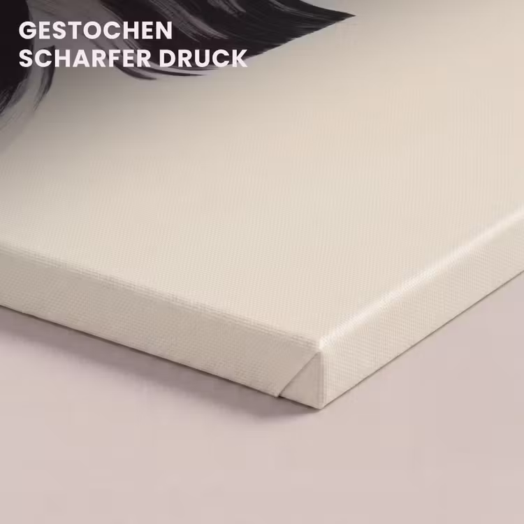 Leinwandbild - Streifen - Schwarz - Abstrakt — 4